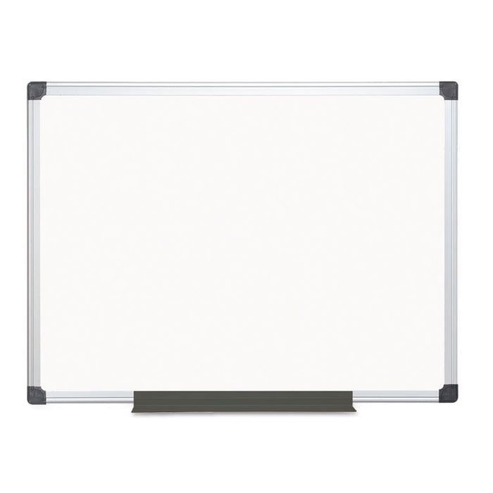 Porcelain Value Dry Erase Board, 36 x 48, White, Aluminum Frame