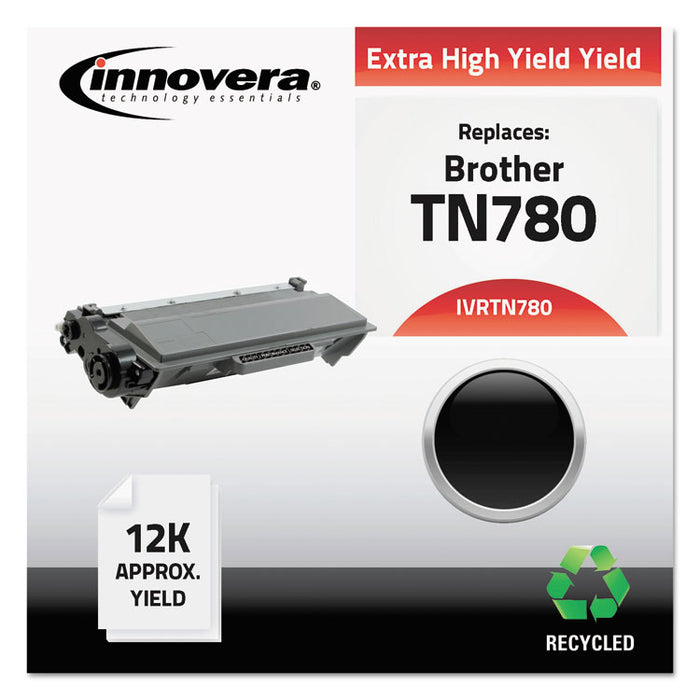 Remanufactured Black High-Yield Toner, Replacement for TN780, 12,000 Page-Yield