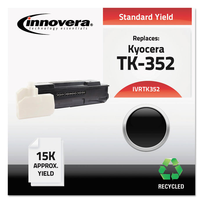Remanufactured Black Toner Cartridge, Replacement for Kyocera TK-352, 15,000 Page-Yield
