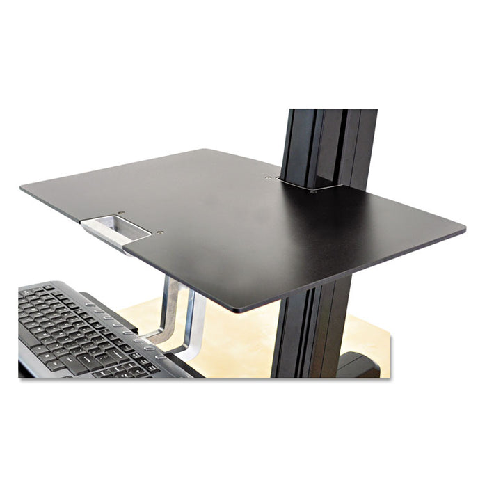 Worksurface for WorkFit-S Workstations without Worksurface, 23w x 15d, Black