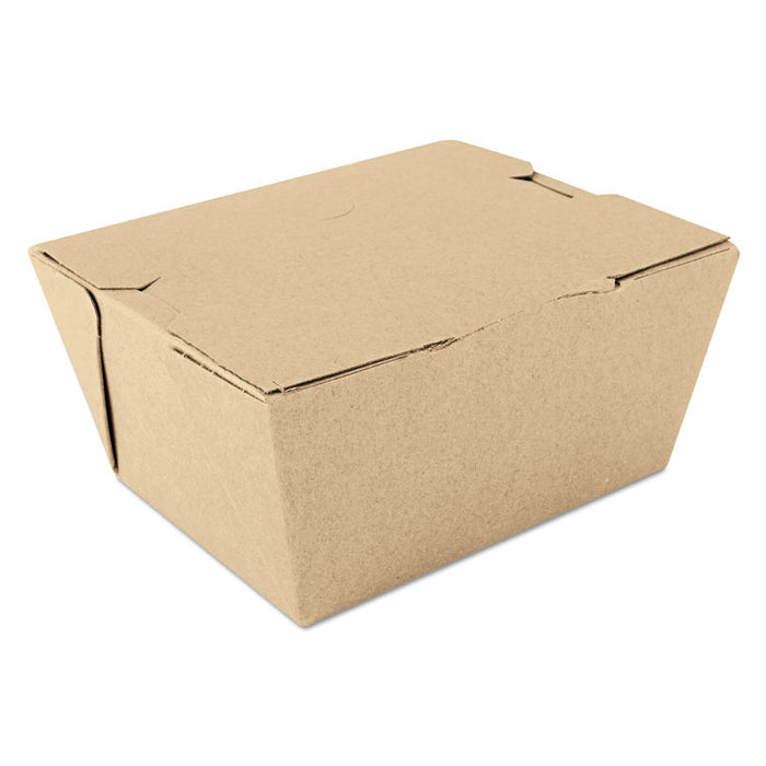 ChampPak Carryout Boxes, #1, Kraft, 4.38 x 3.5 x 2.5, 450/Carton