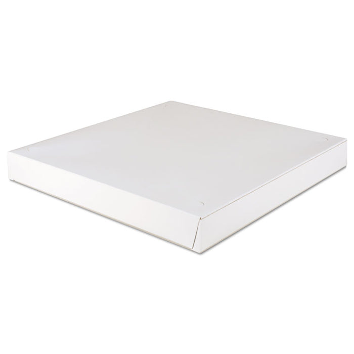 Paperboard Pizza Boxes,16 x 16 x 1.88, White, Paper, 100/Carton