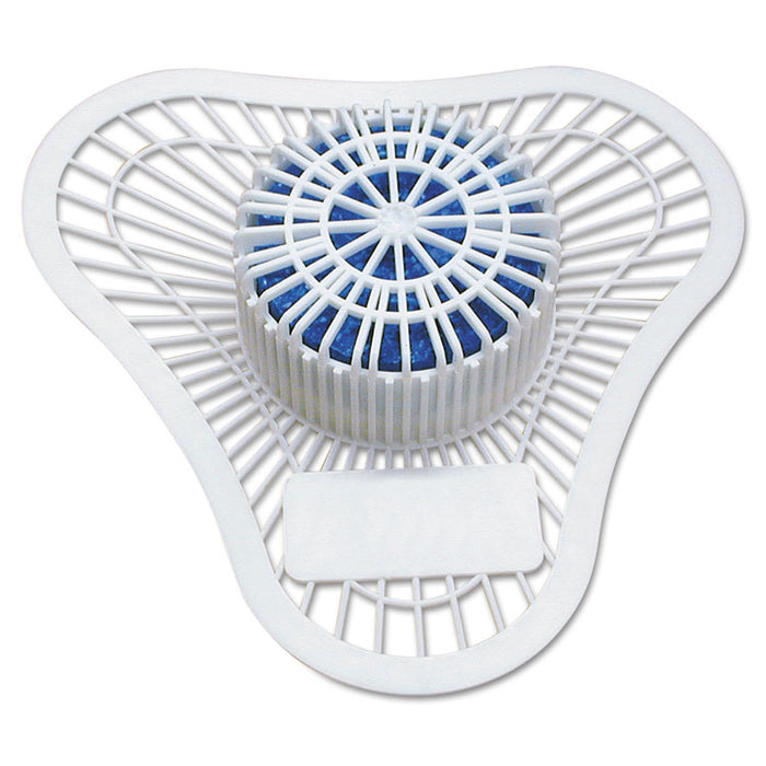 Non-Para Urinal Screen, Lasts 30 Days, White, Evergreen Fragrance, Dozen