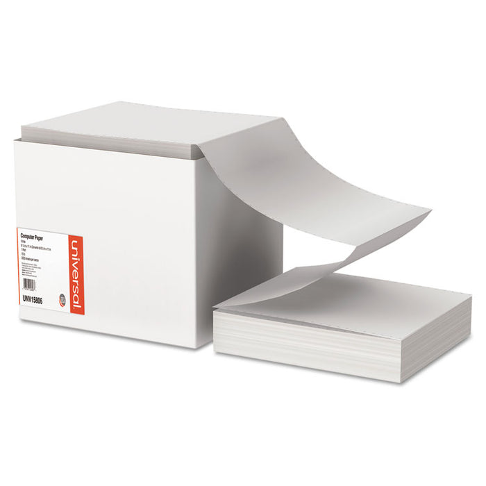 Printout Paper, 1-Part, 15 lb Bond Weight, 9.5 x 11, White, 3,300/Carton