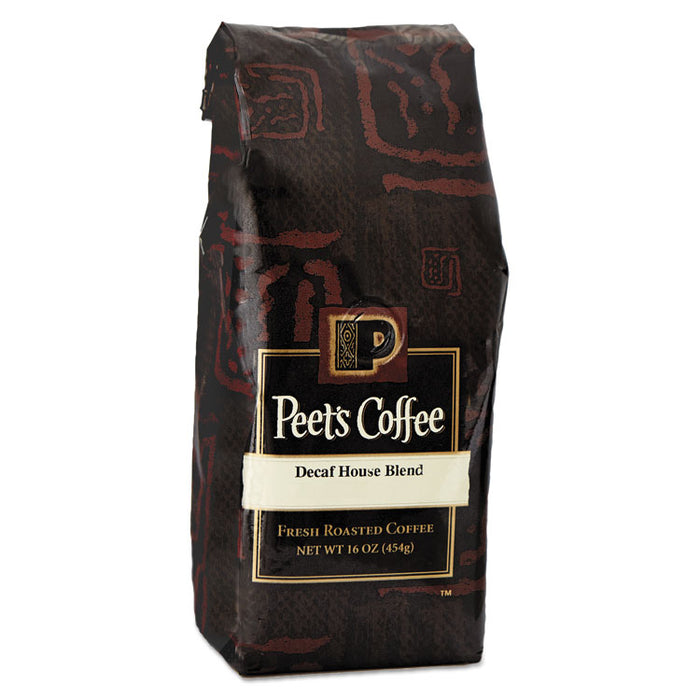 Bulk Coffee, House Blend, Decaf, Ground, 1 lb Bag