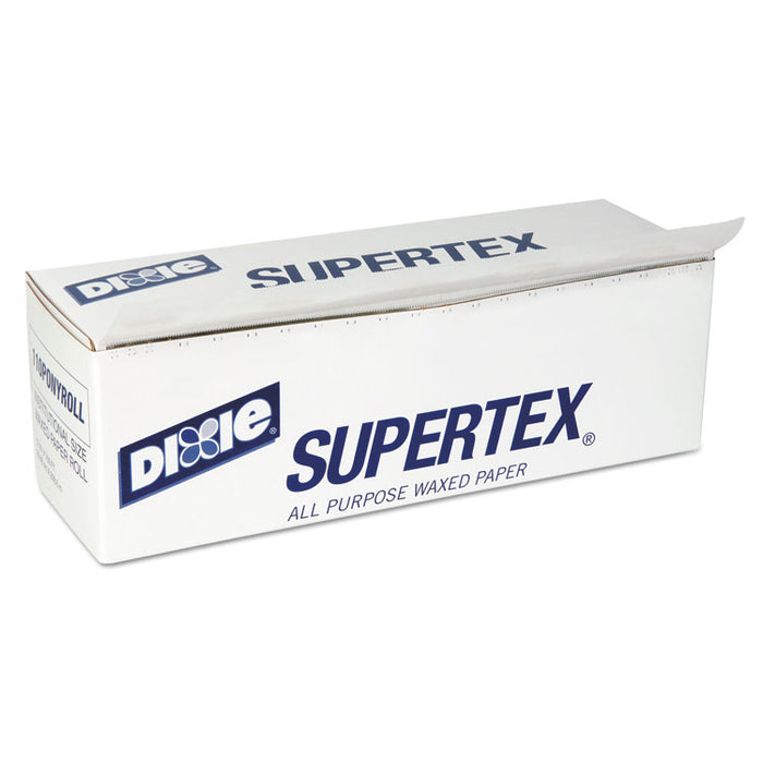 Waxed Paper with Wet Wax Food Wrap, 12" x 750 ft, White