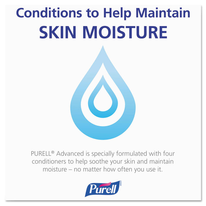 Advanced Foaming Hand Sanitizer, 18 oz, Pump Bottle, 4/Carton