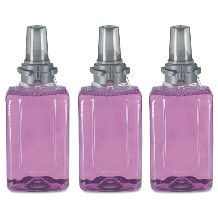 Antibacterial Foam Hand Wash Refill, For ADX-12 Dispenser, Plum Scent, 1,250 mL Refill, 3/Carton
