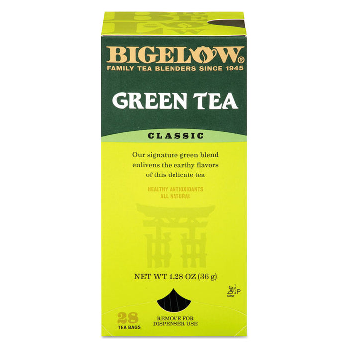 Single Flavor Tea, Green, 28 Bags/Box