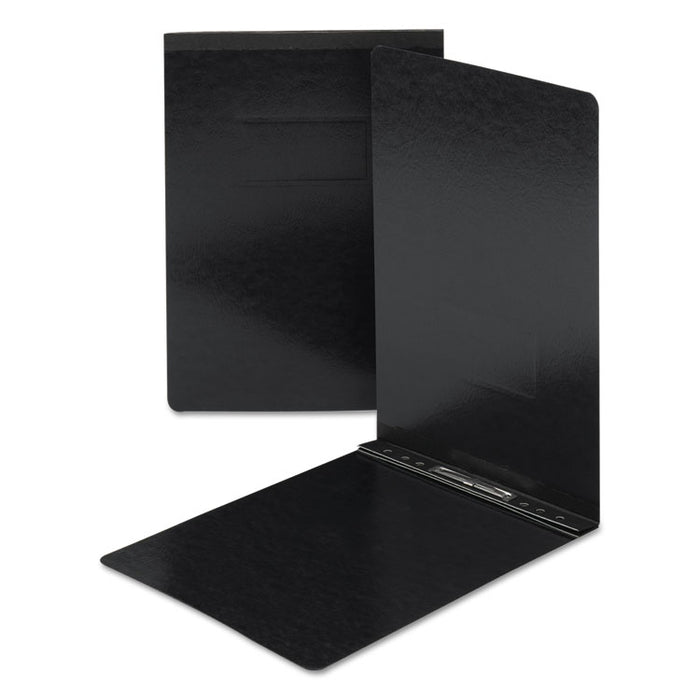 Top Opening Pressboard Report Cover, Prong Fastener, 11 x 17, Black