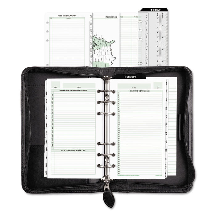 Recycled Bonded Leather Starter Set, 6 3/4 x 3 3/4, White