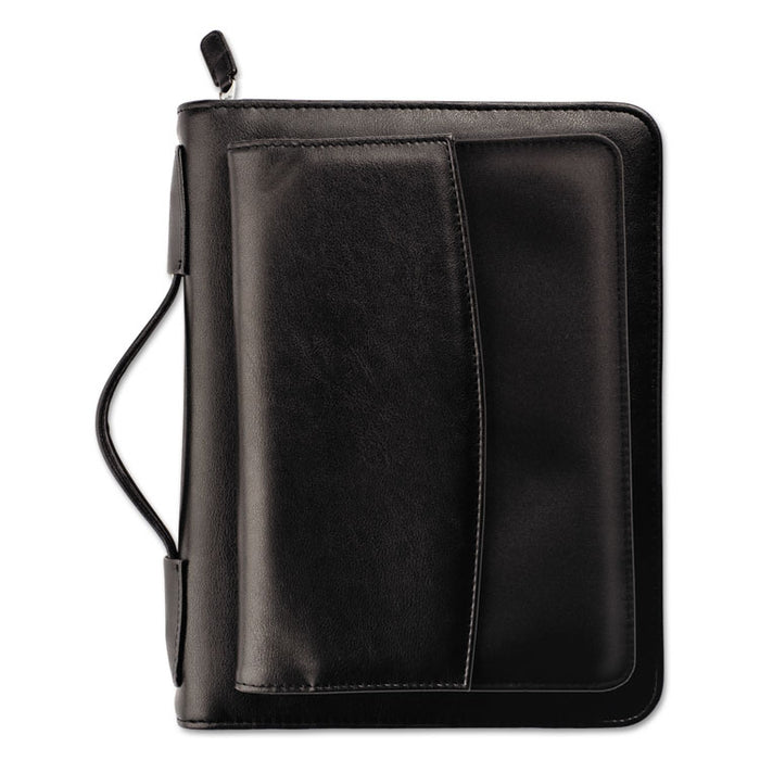 Vinyl/Microfiber Briefcase Starter Set, 8 1/2 x 5 1/2, White