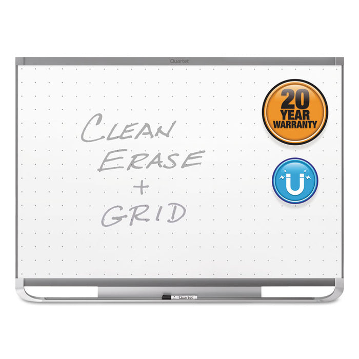 Prestige 2 Magnetic Total Erase Whiteboard, 48 x 36, Graphite Frame