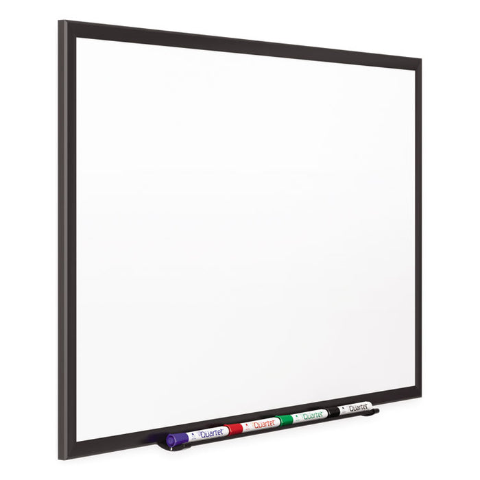 Classic Porcelain Magnetic Whiteboard, 96 x 48, Black Aluminum Frame