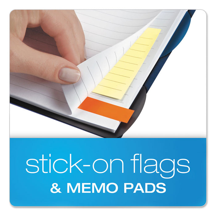 Versa Crossover Notebook, 3 Subject, Wide/Legal Rule, Navy Cover, 11 x 8.5, 60 Sheets