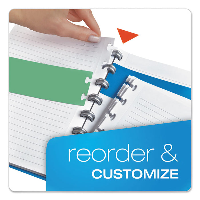 Versa Crossover Notebook, 3 Subject, Wide/Legal Rule, Navy Cover, 11 x 8.5, 60 Sheets