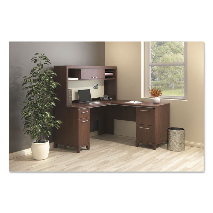Enterprise Collection L-Desk Pedestal Only, 60w x 60d x 29.75h, Harvest Cherry, Box 1 of 2