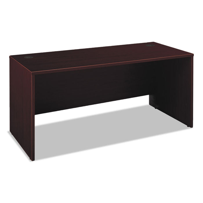 Series C Collection 66W Desk Shell, 66w x 29.38d x 29.88h, Mahogany
