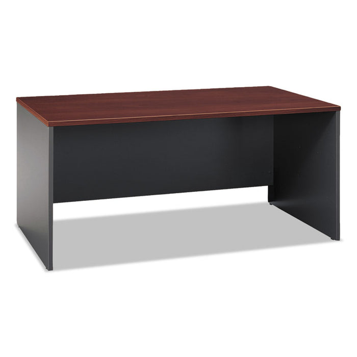 Series C Collection 66W Desk Shell, 66w x 29.38d x 29.88h, Hansen Cherry/Graphite Gray