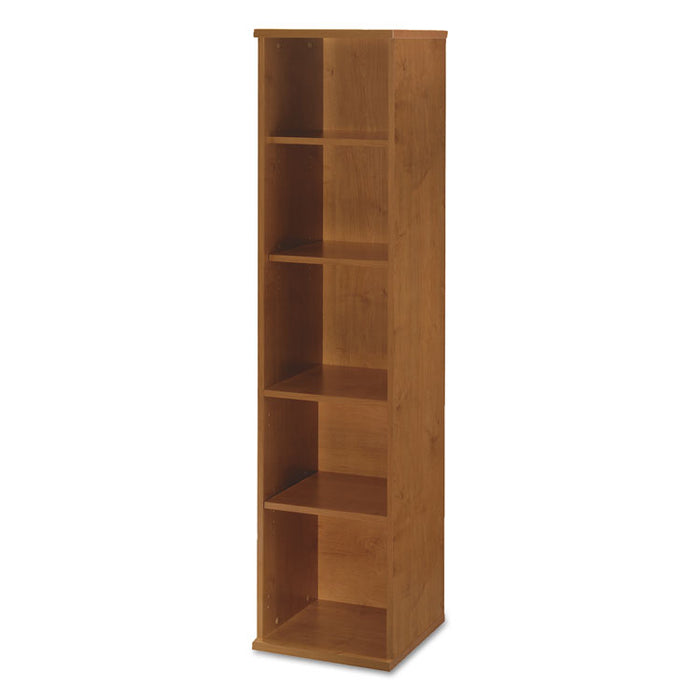 Series C Collection 18W 5 Shelf Bookcase, Natural Cherry