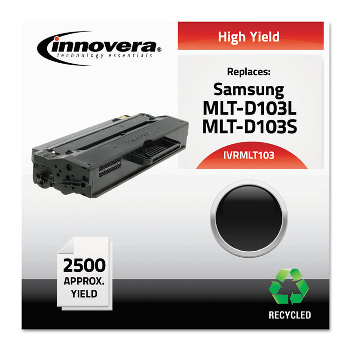 Remanufactured Black High-Yield Toner, Replacement for MLT-D103L, 2,500 Page-Yield
