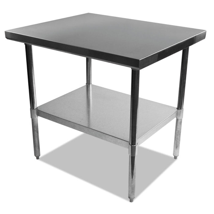 NSF Approved Stainless Steel Foodservice Prep Table, 36 x 30 x 35, Silver