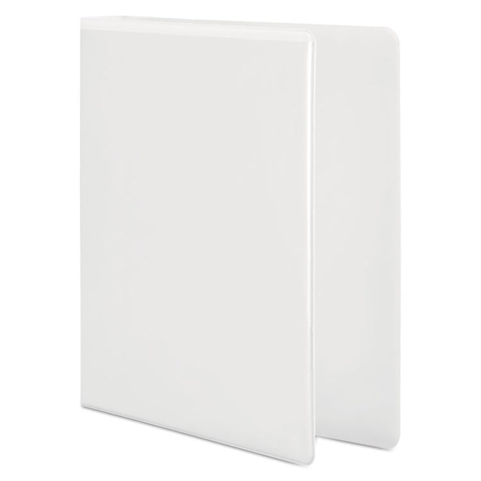 Basic D-Ring View Binder, 3 Rings, 5" Capacity, 11 x 8.5, White
