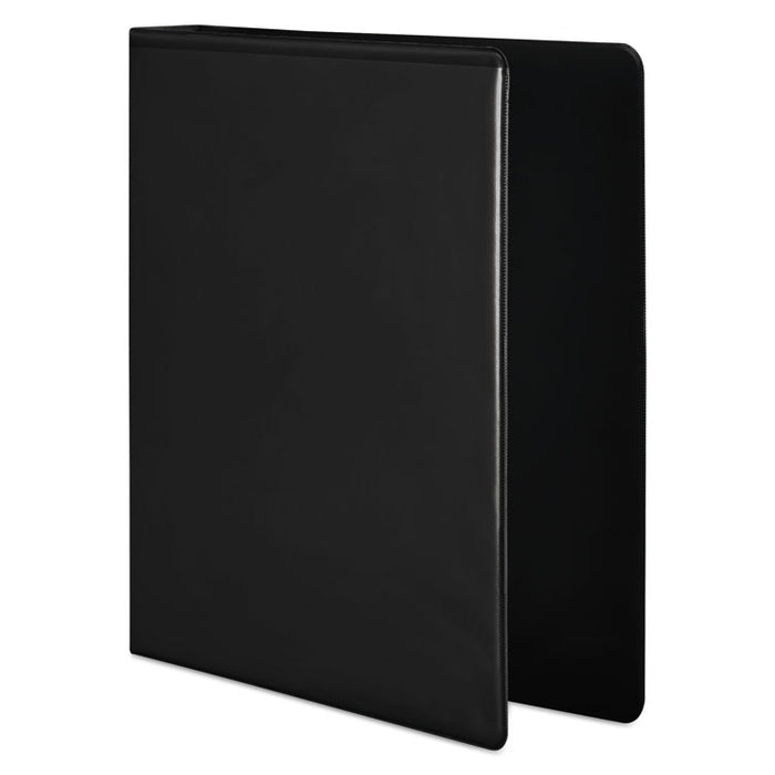 Basic D-Ring View Binder, 3 Rings, 4" Capacity, 11 x 8.5, Black