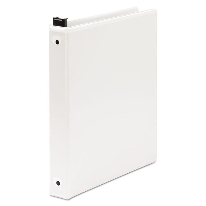 Hanging DublLock Round Ring Binder, 3 Rings, 1" Capacity, 11 x 8.5, White