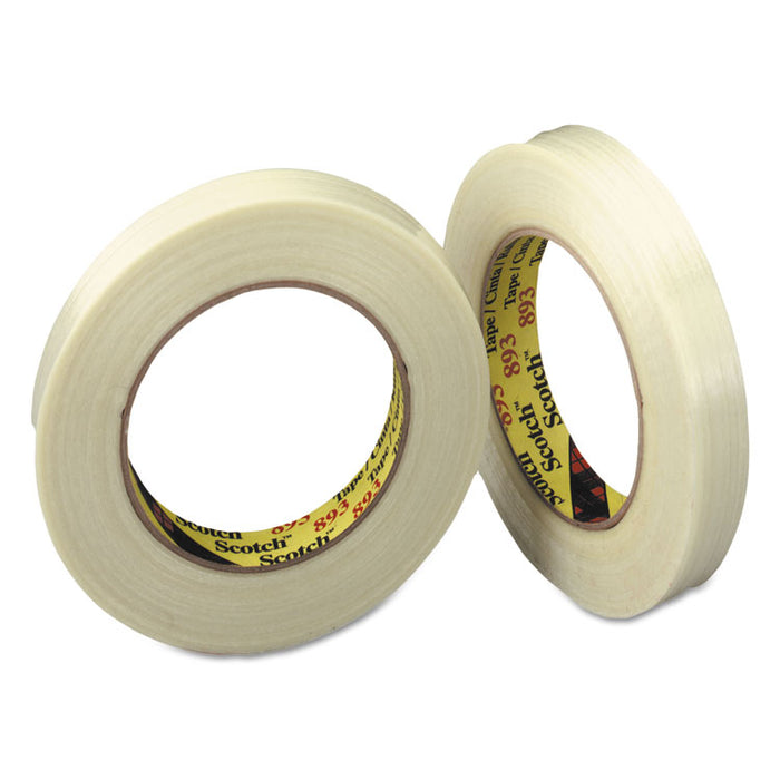 General-Purpose Glass Filament Tape, 3" Core, 24 mm x 55 m, Clear