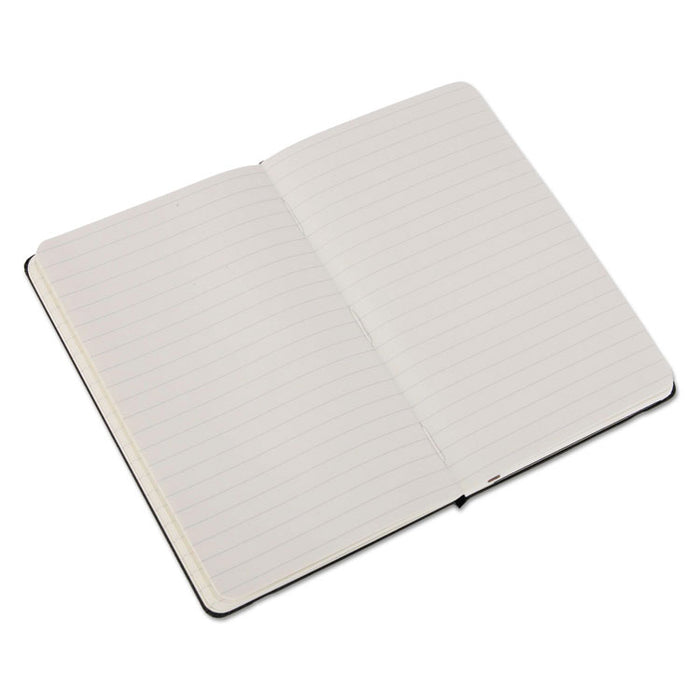 Hard Cover Notebook, Narrow Rule, Black Cover, 5.5 x 3.5, 192 Sheets