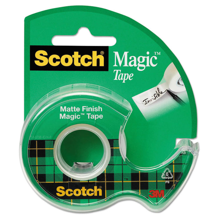 Magic Tape in Handheld Dispenser, 1" Core, 0.75" x 25 ft, Clear