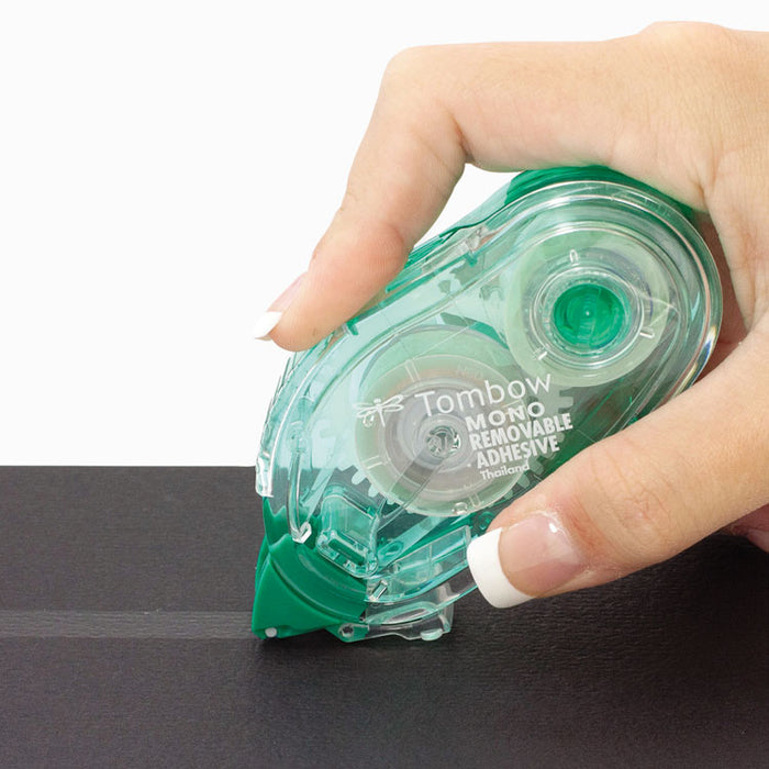 MONO Removable Adhesive Applicator, 0.33" x 39.33 ft, Dries Light Green