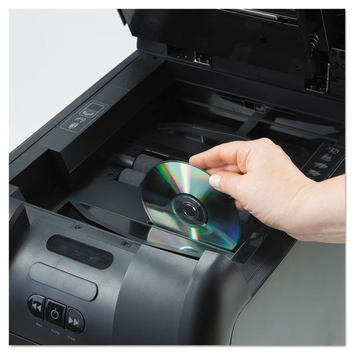 Stack-and-Shred 300M Auto Feed Micro-Cut Shredder, 300 Auto/7 Manual Sheet Capacity