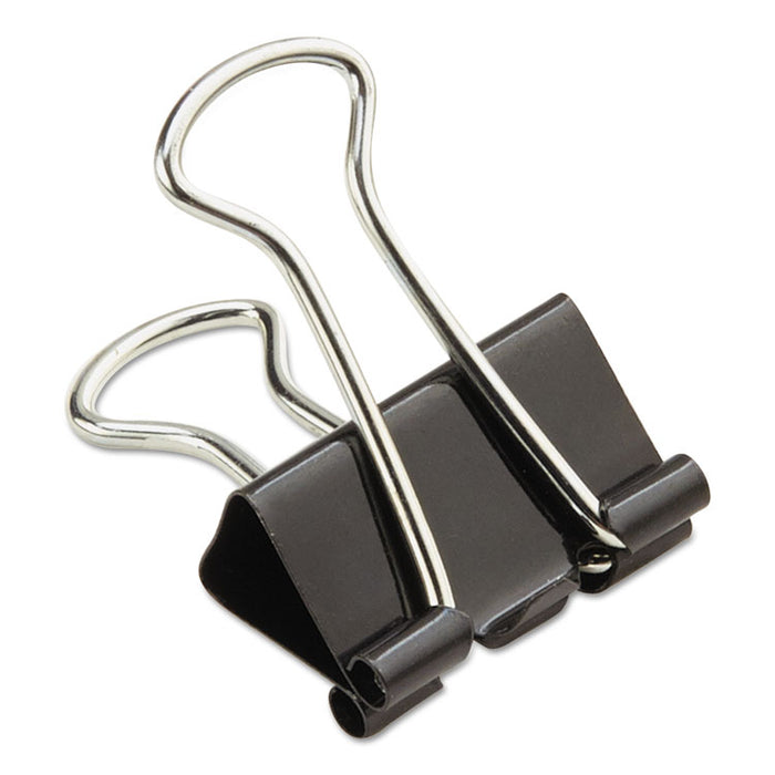 Binder Clips Value Pack, Small, Black/Silver, 36/Box