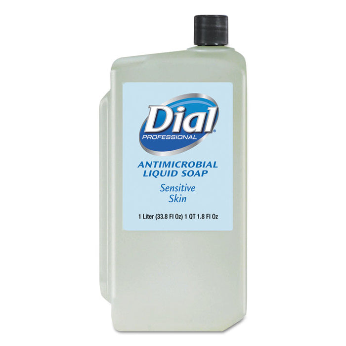 Antibacterial Liquid Hand Soap for Sensitive Skin Refill for 1 L Liquid Dispenser, Floral, 1 L, 8/Carton