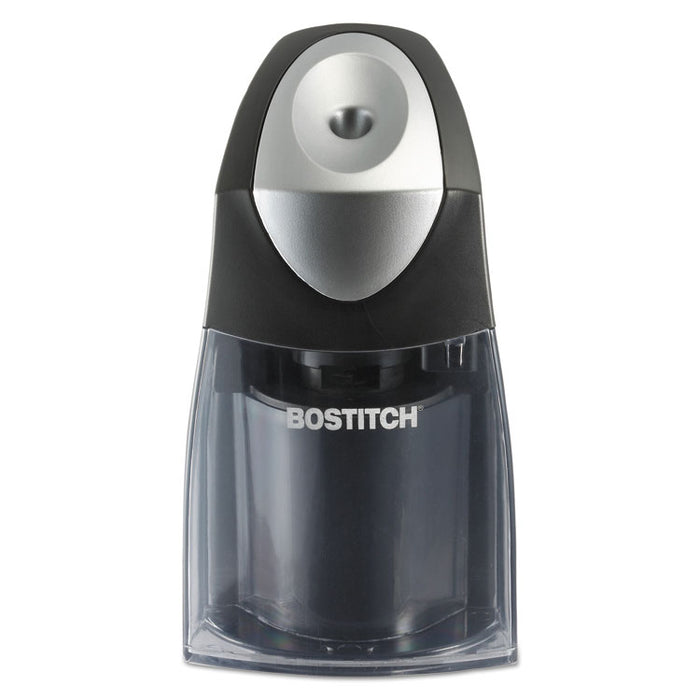 QuietSharp Executive Vertical Electric Pencil Sharpener, AC-Powered, 5.88 x 3.69 x 6.4, Black