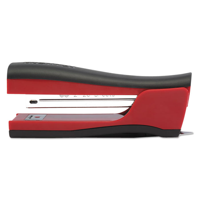 Dynamo Stapler, 20-Sheet Capacity, Red
