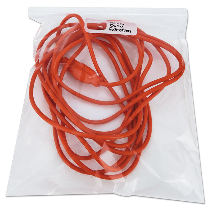 Reclosable Food Storage Bags, 2 gal, 1.75 mil, 13" x 15", Clear, 100/Box