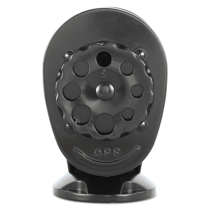 Antimicrobial Manual Pencil Sharpener, Manual, 5.44" x 2.69" x 4.33", Black