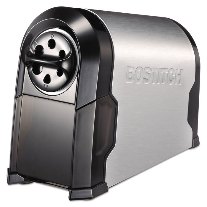 Super Pro Glow Commercial Electric Pencil Sharpener, AC-Powered, 6.13 x 10.63 x 9, Black/Silver