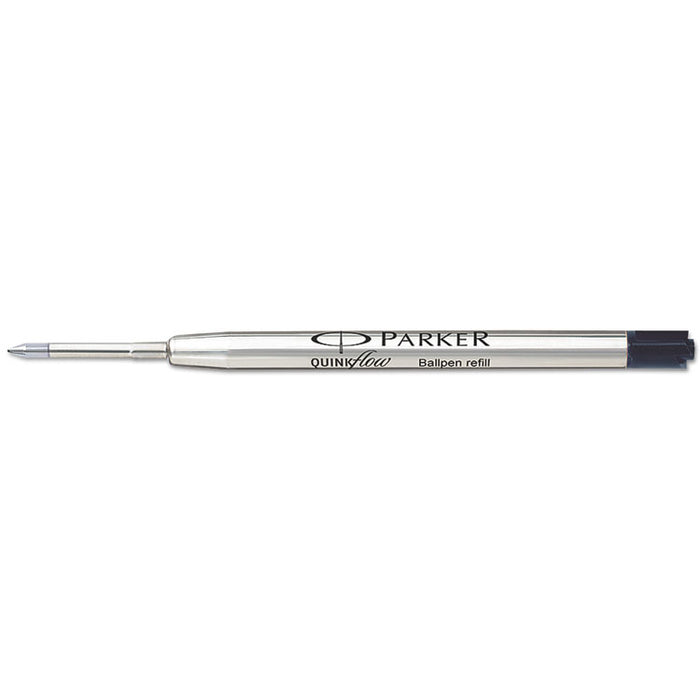 Refill for Parker Ballpoint Pens, Fine Conical Tip, Black Ink