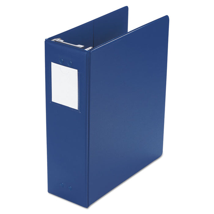 Large Capacity Hanging Post Binder, 3 Posts, 3" Capacity, 11 x 8.5, Blue