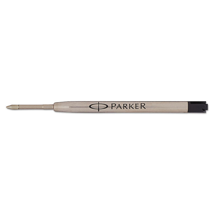 Refill for Parker Ballpoint Pens, Fine Conical Tip, Black Ink