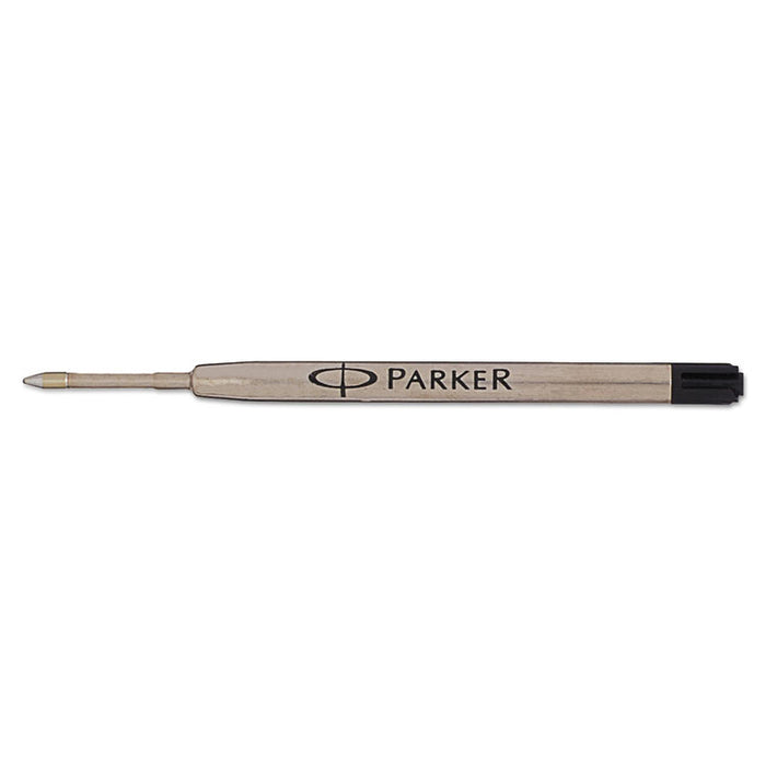 Refill for Parker Ballpoint Pens, Medium Conical Tip, Black Ink