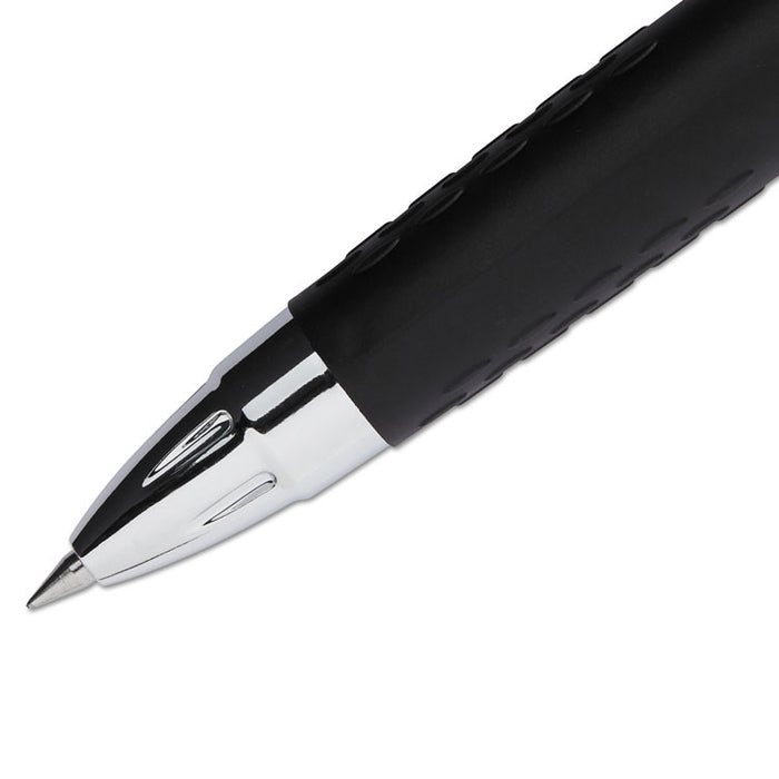 207 Signo Gel Ultra Micro Retractable Gel Pen, 0.38mm, Black Ink, Smoke Barrel