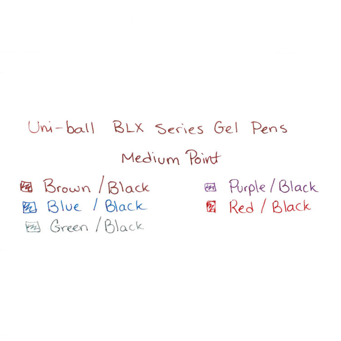 207 BLX Series Retractable Gel Pen, 0.7mm, Black Ink, Translucent Black Barrel