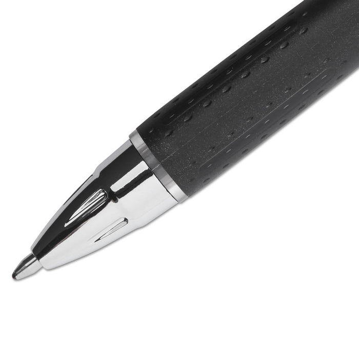 Jetstream Retractable Ballpoint Pen, Bold 1 mm, Blue Ink, Black Barrel