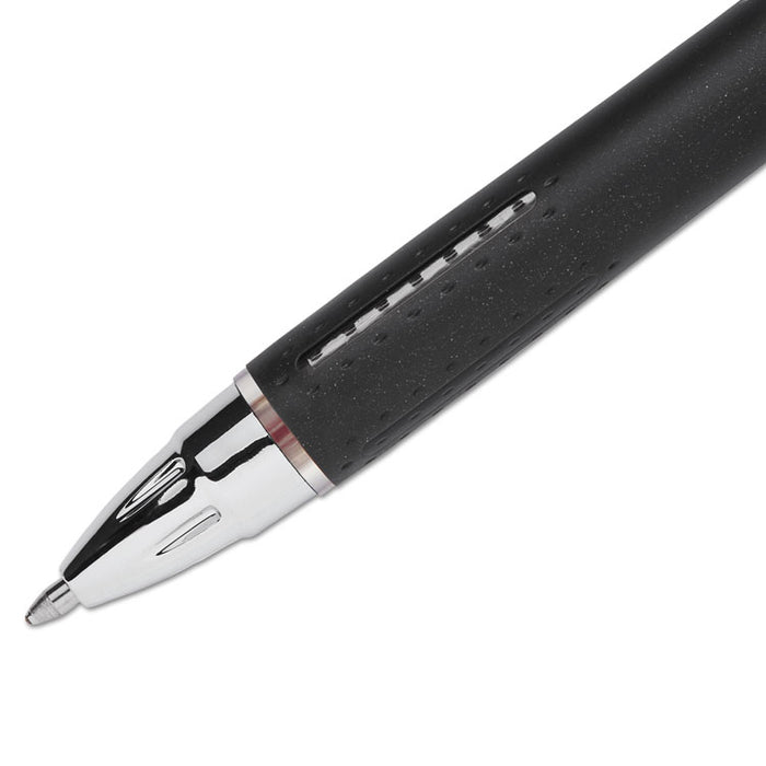 Jetstream Retractable Ballpoint Pen, Bold 1 mm, Red Ink, Black Barrel