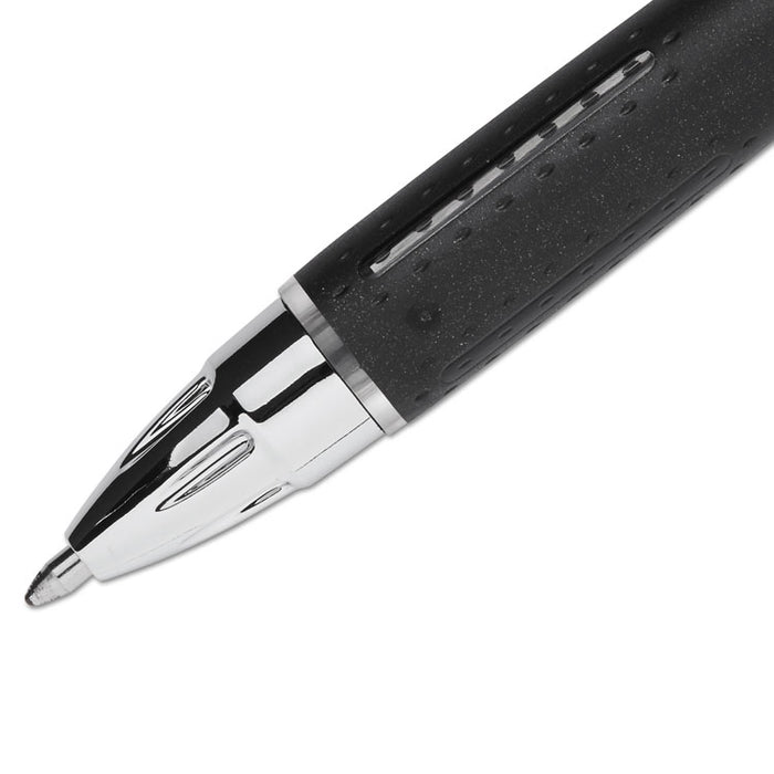 Jetstream Retractable Ballpoint Pen, Bold 1 mm, Black Ink, Black Barrel